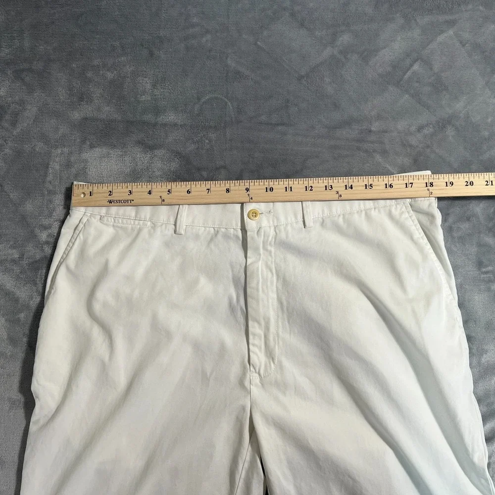 Polo Ralph Lauren Prospect Pants Mens 38x34 (36x33) White Chino Cotton Straight
